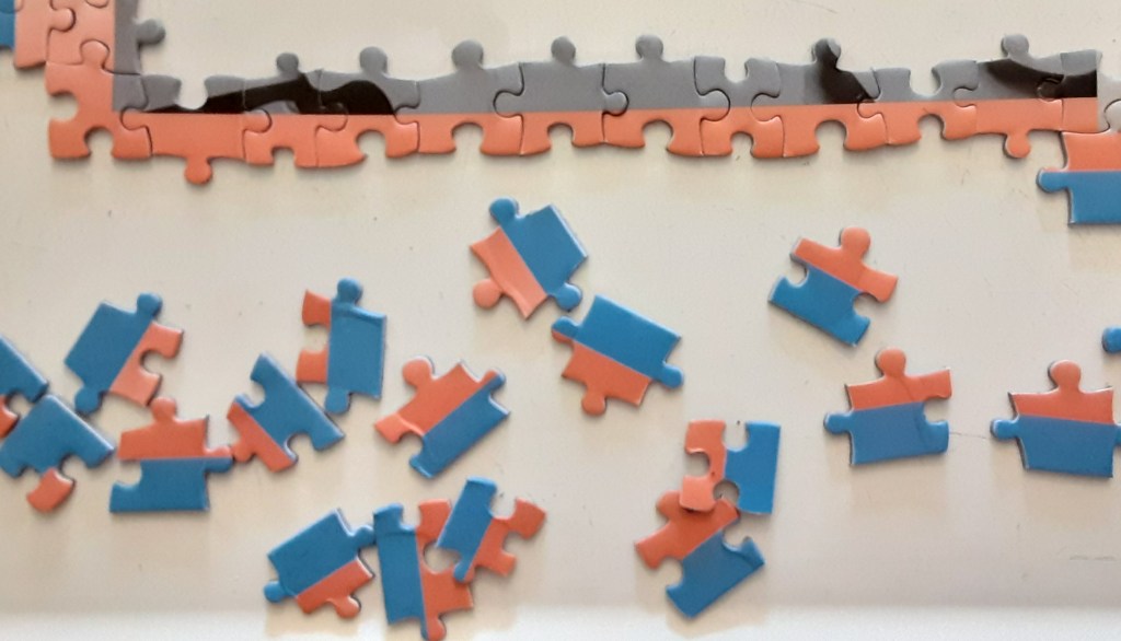 puzzle pieces - border